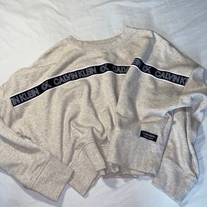 SUPER Cute and Comfy “Calvin Klein” Performance Cropped Sweatshirt